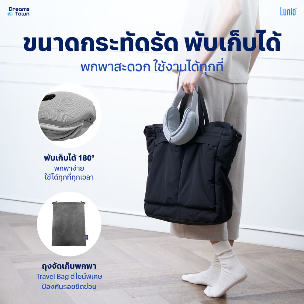 เครื่องนวดตา LUNIO SMART I-VISION EYE MASSAGER